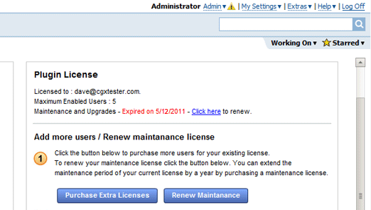 Extend Maintenance of your Creately for Fogbugz license