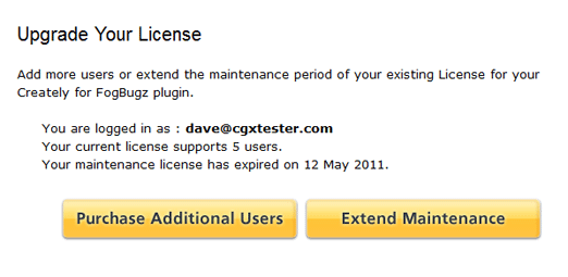 Extend your Maintenance period