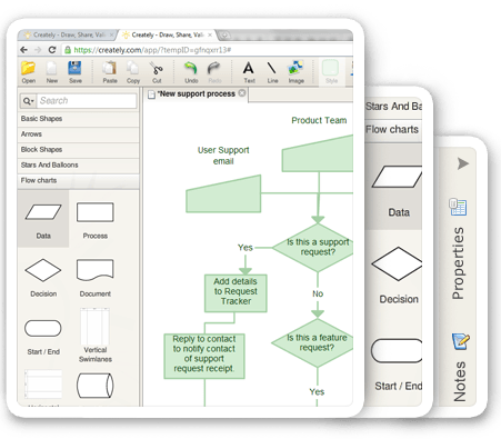 Web-based Flowchart Software