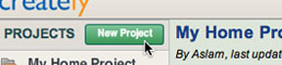Start a new Creately Project