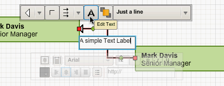 Connector Text Label