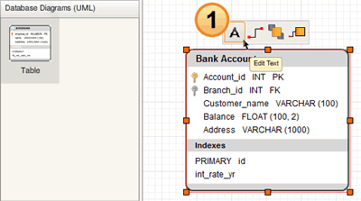 Configure DB Table properties