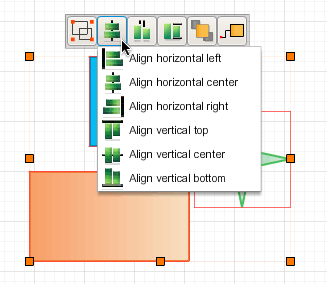 align shapes and objects