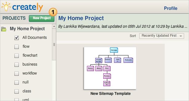 Create a New Project