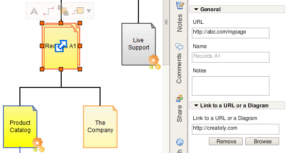 Select diagram to link to