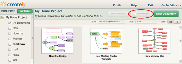 Share a Project