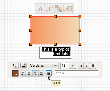Context Toolbar - 1 Click Create and Connect