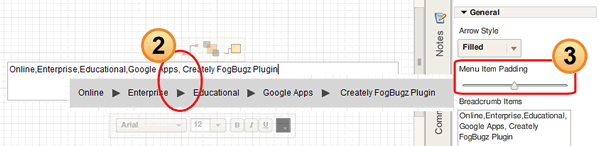 Breadcrumb Navigation Panel