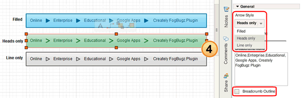 Breadcrumb Panel styles