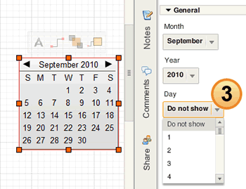Highlight day in Calendar