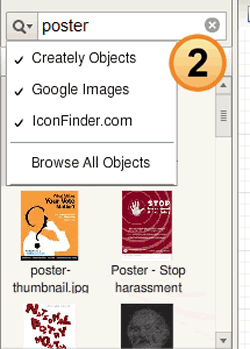 Search from Google and IconFinder.com
