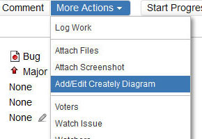 Add Creately diagrams to your JIRA issue