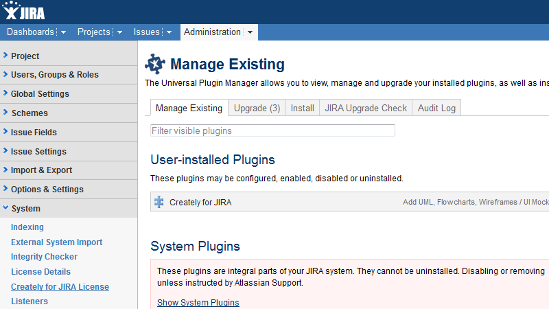 Plugin Admin