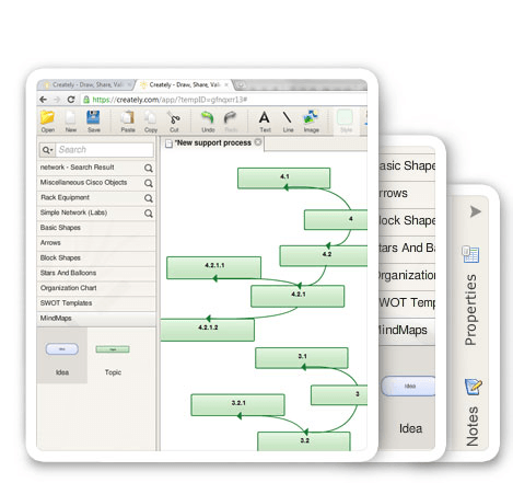 Web-based mind mapping sofware