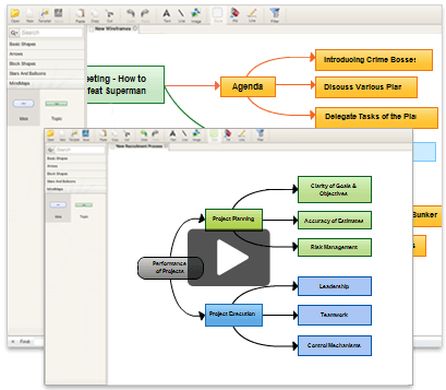 Web based mind mapping software