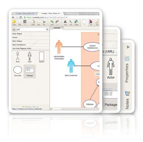 Web-based UML Diagram Software Online