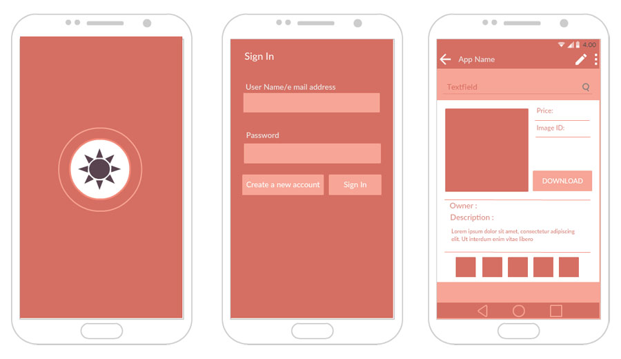 Download Android Mockups Tool Create Android Mockups Online Creately