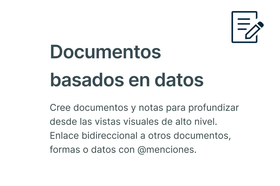 Documentos basados en datos