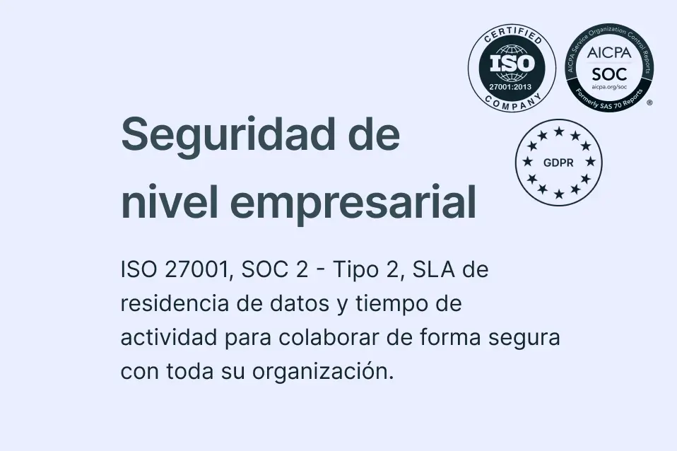 Seguridad de nivel empresarial