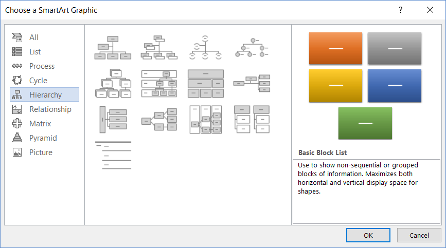 MS Word Concept Map