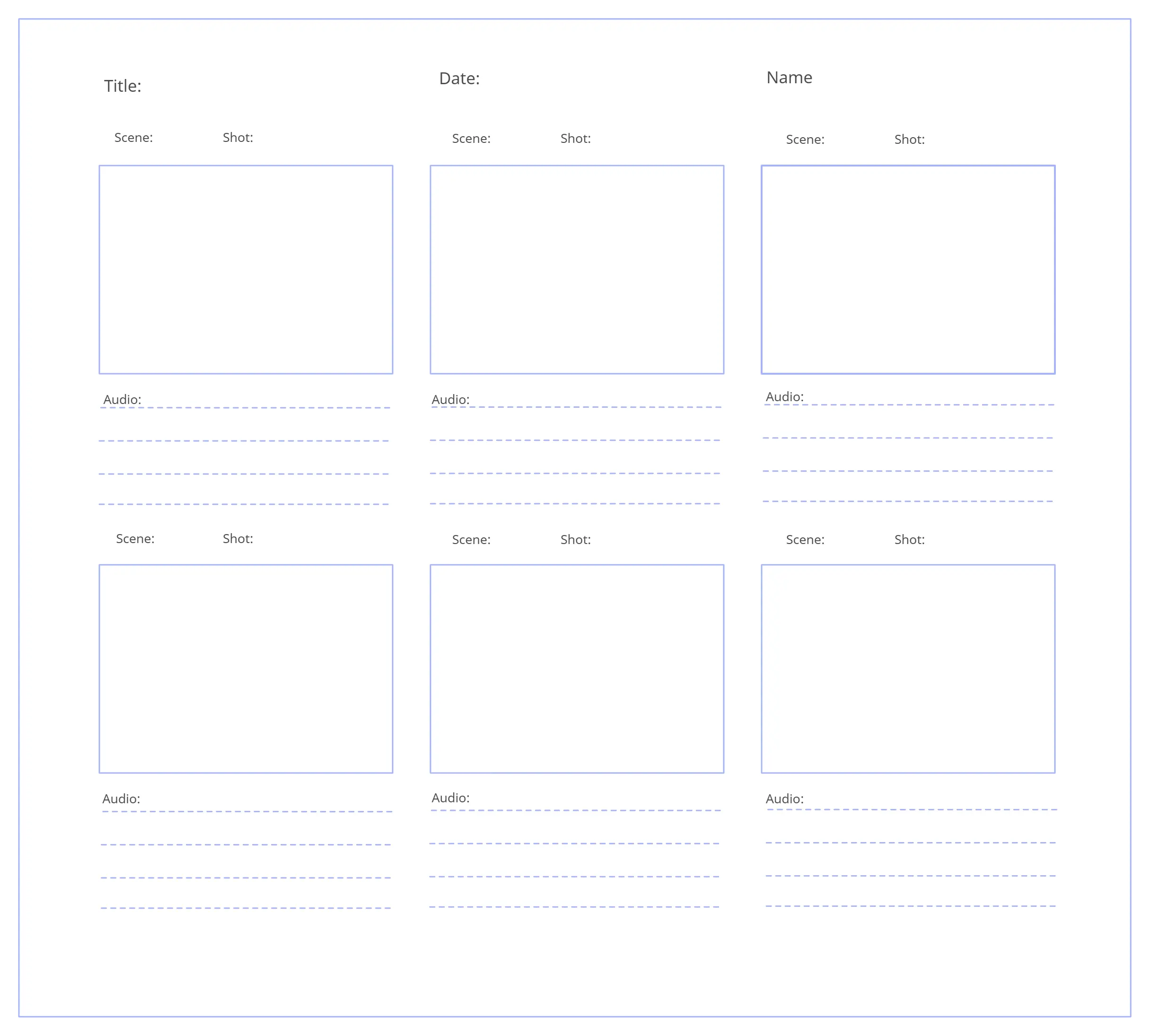 18 Storyboard Templates