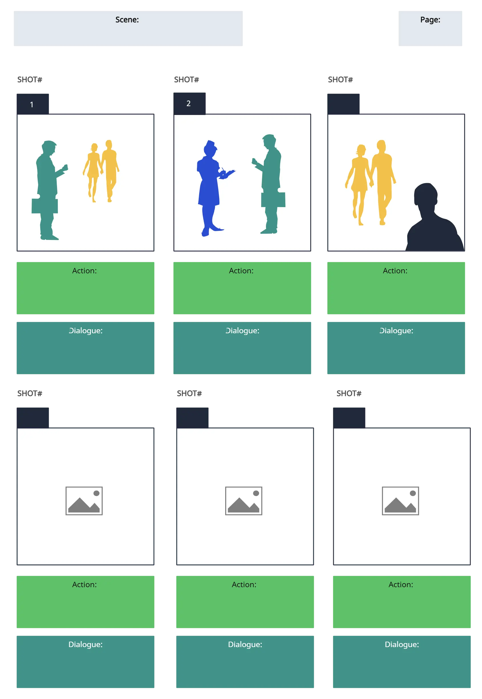5 Types of Storyboard Template PDF with Free Samples 2023 WPS PDF Blog