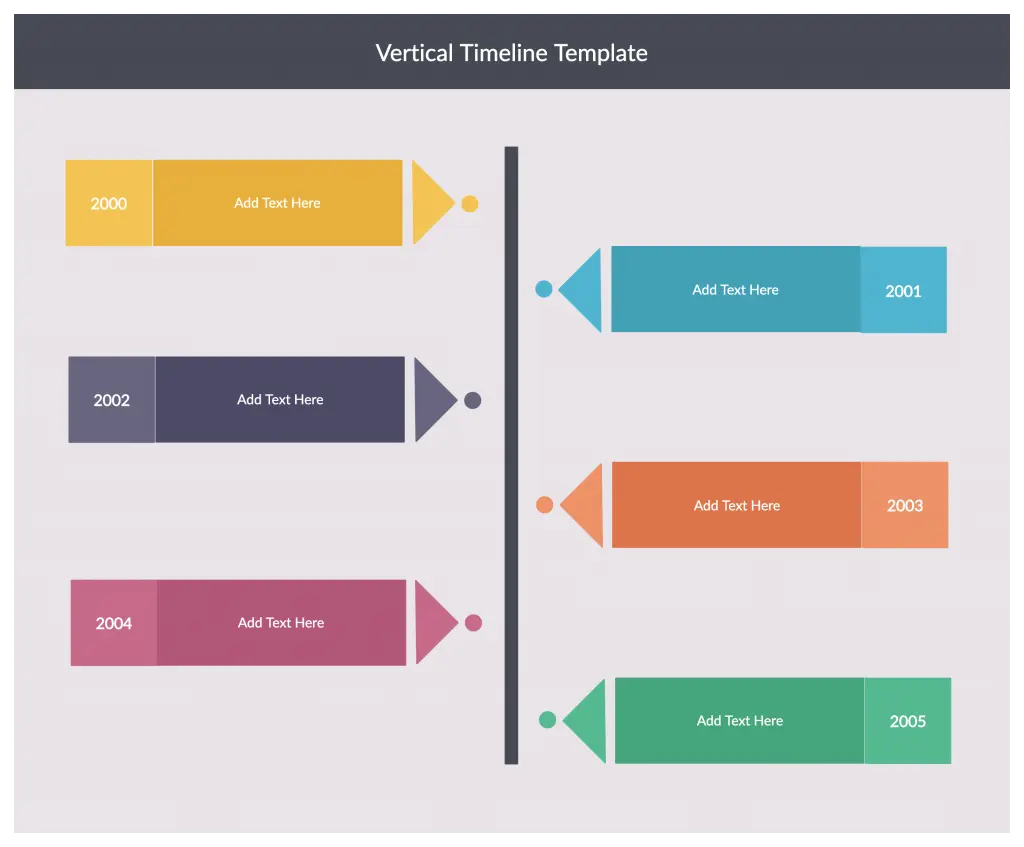 vertical timeline design ideas
