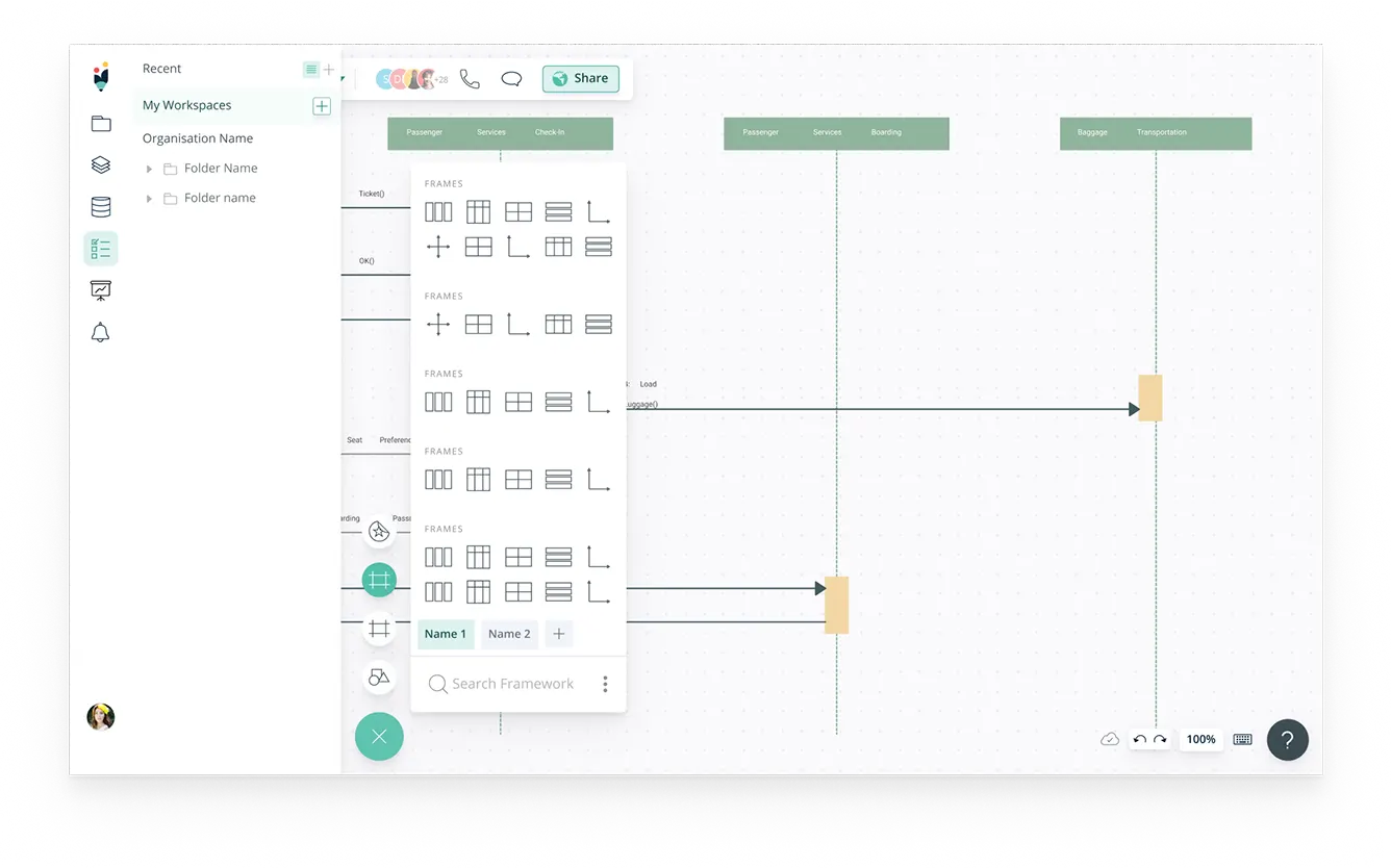 Creately Diagramm