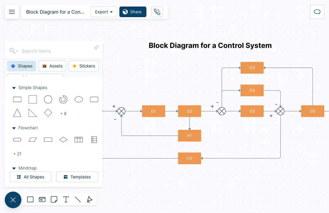 Block deals diagram online