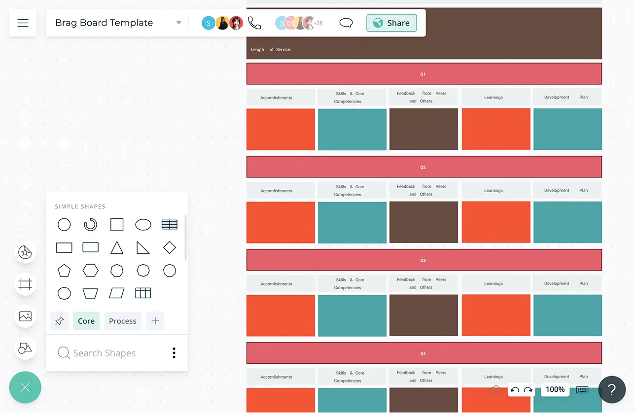 Brag Sheet Spreadsheet Google Sheets Excel Accomplishment Tracker