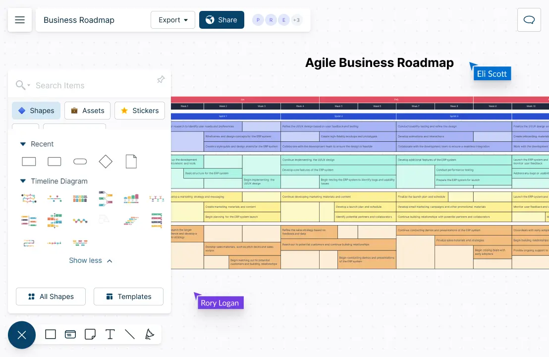 Stay on top of business plans by going from planning to execution with task tracking