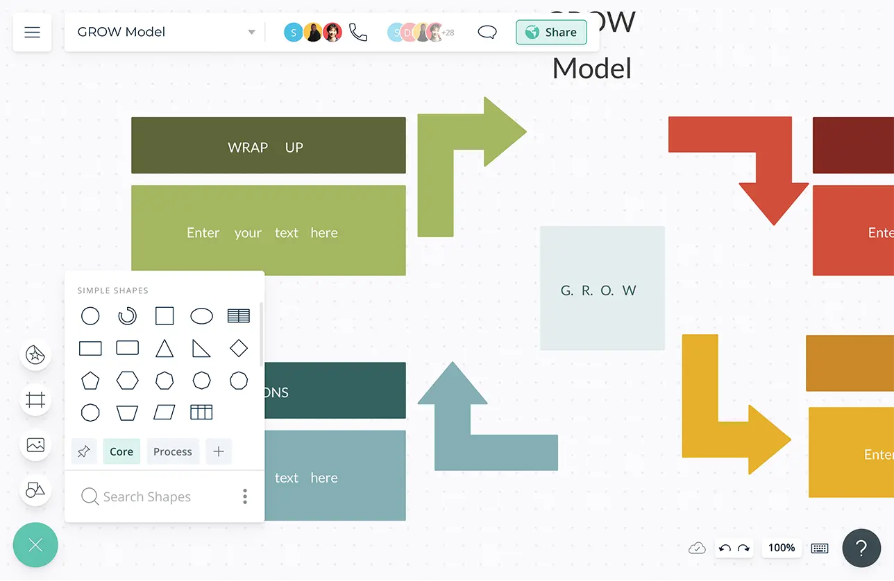 GROW Coaching Model: Free PowerPoint Template