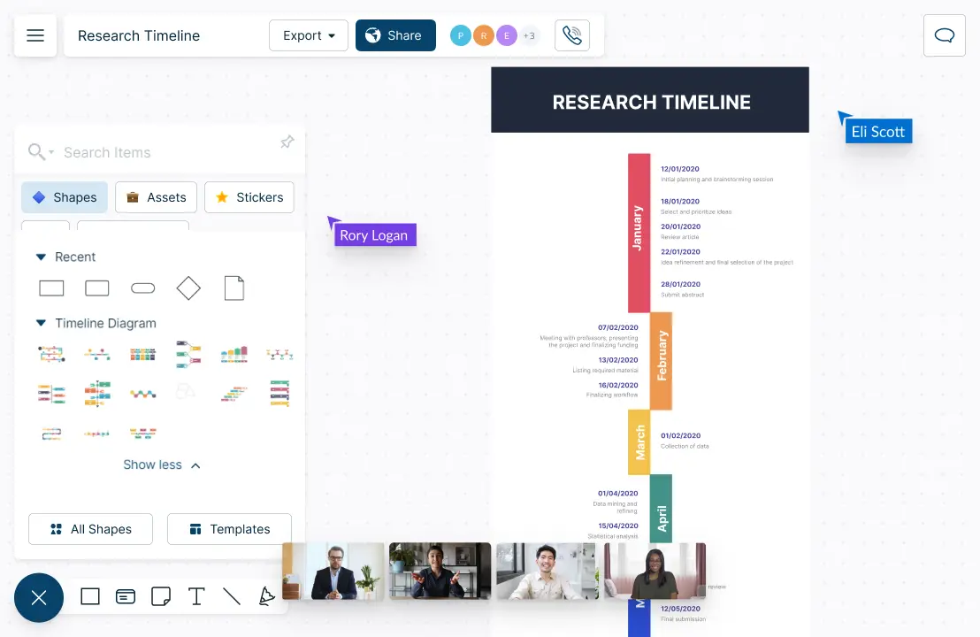 Manage Timelines Collaboratively