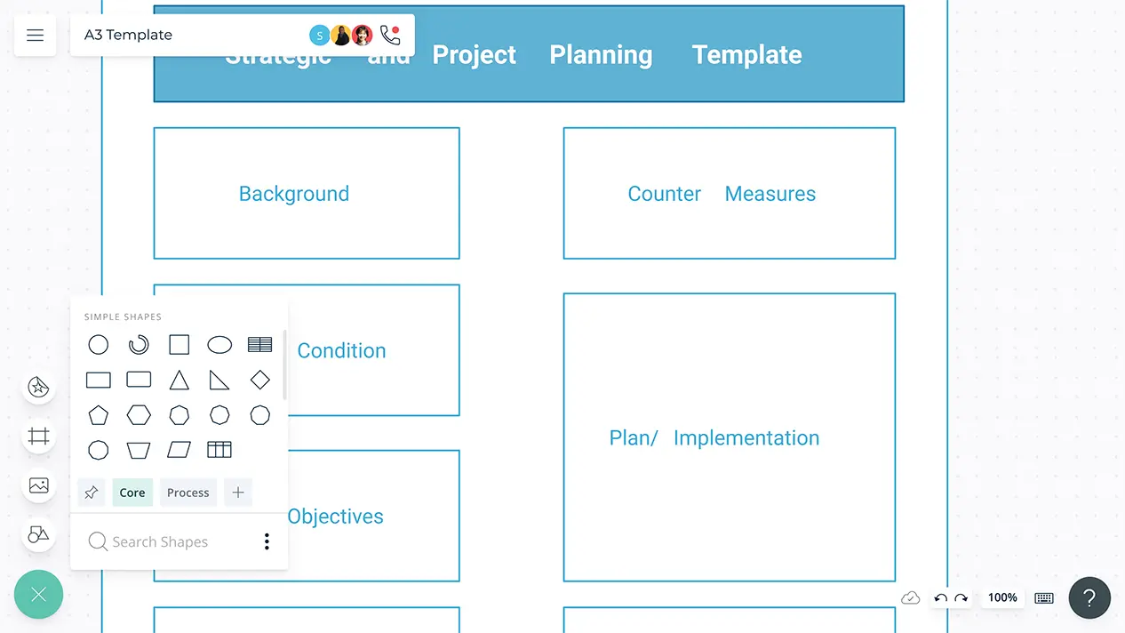 A20 Problem Solving  A20 Report Template  Creately Pertaining To A3 Report Template