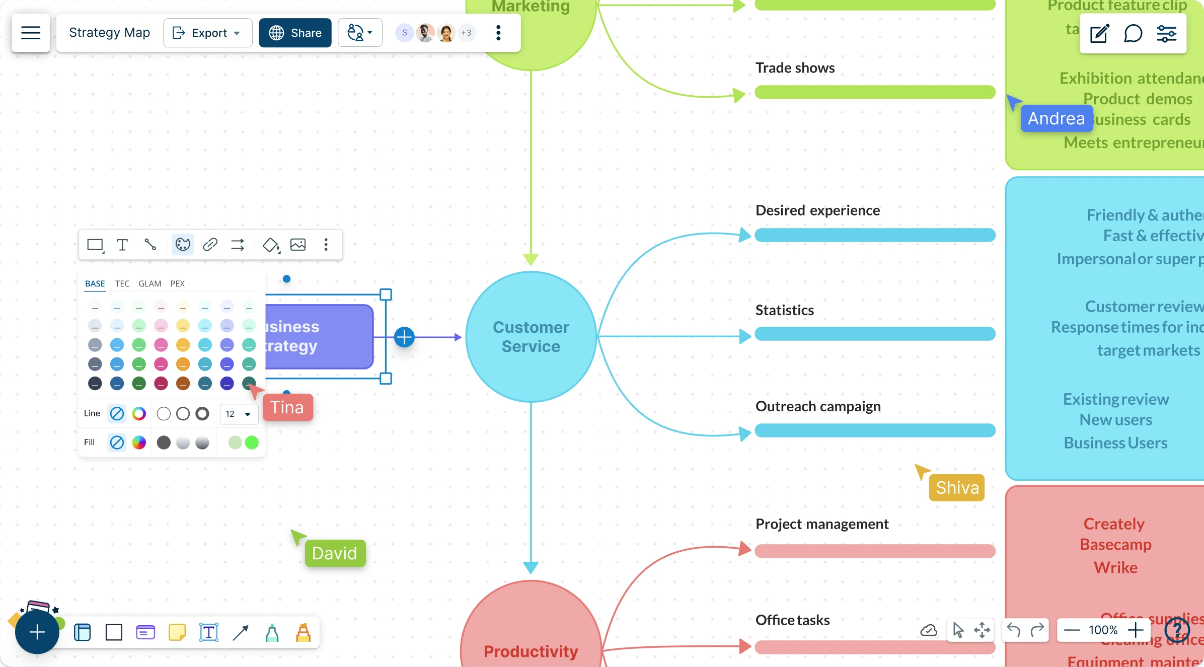 Create a Brace Map Template