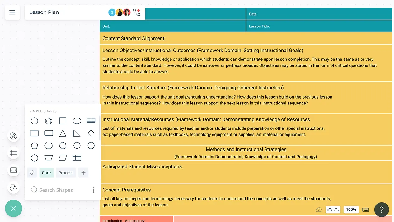 Curriculum Design Templates Course Design Template Creately