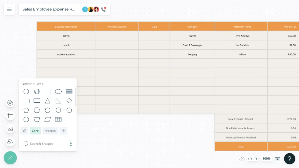 Expense Report Templates