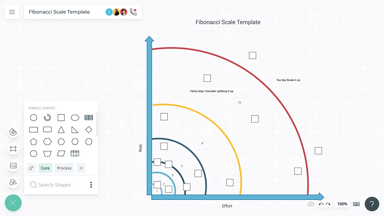 Fibonacci Scale Template