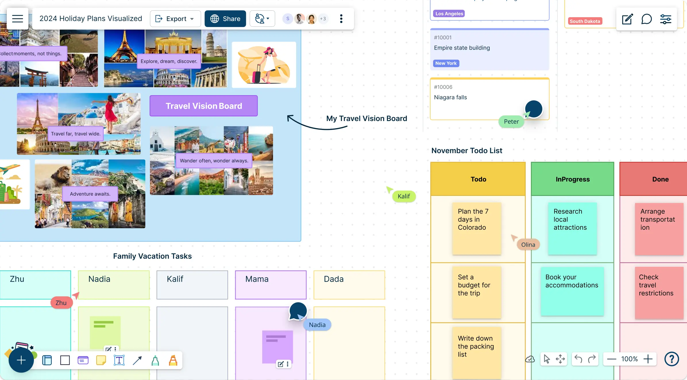 Holiday Planning Template