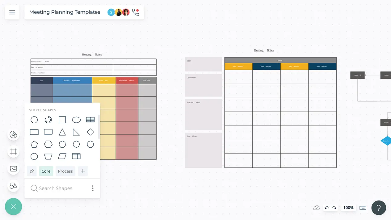 Meeting Planning Templates