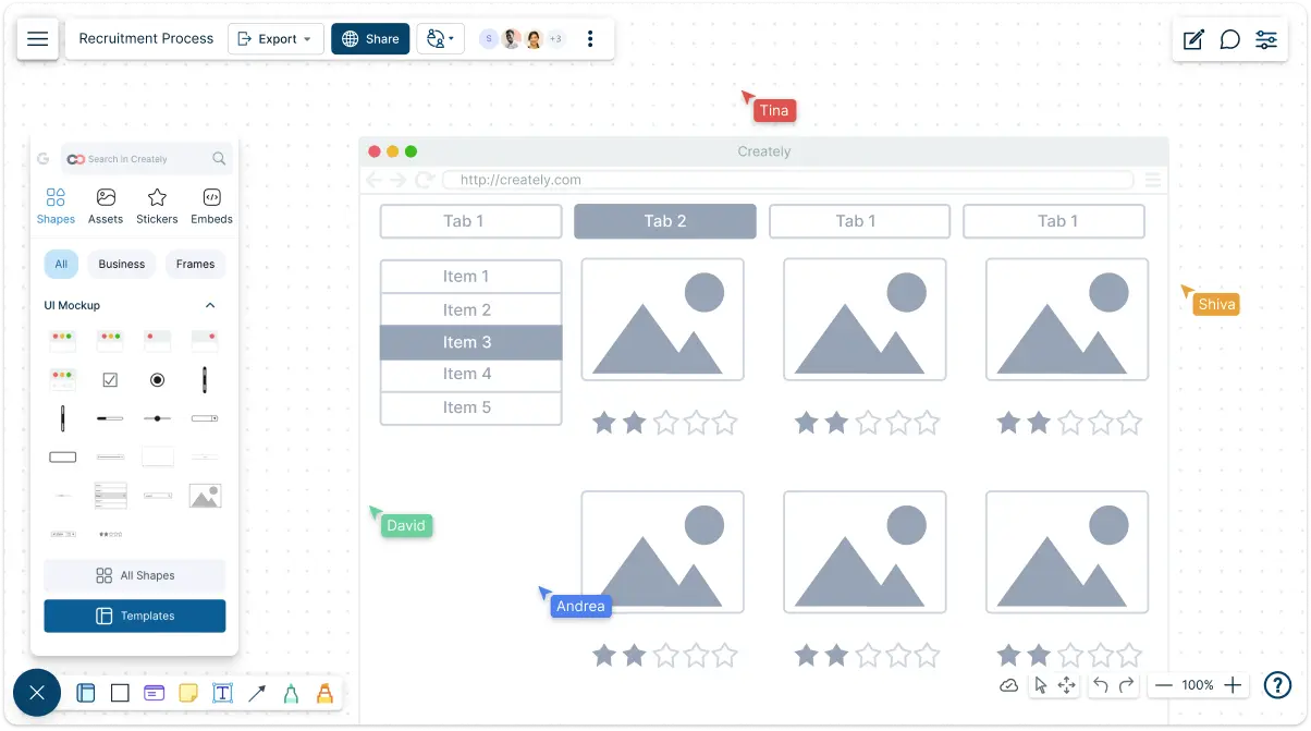 Online Wireframe Tool