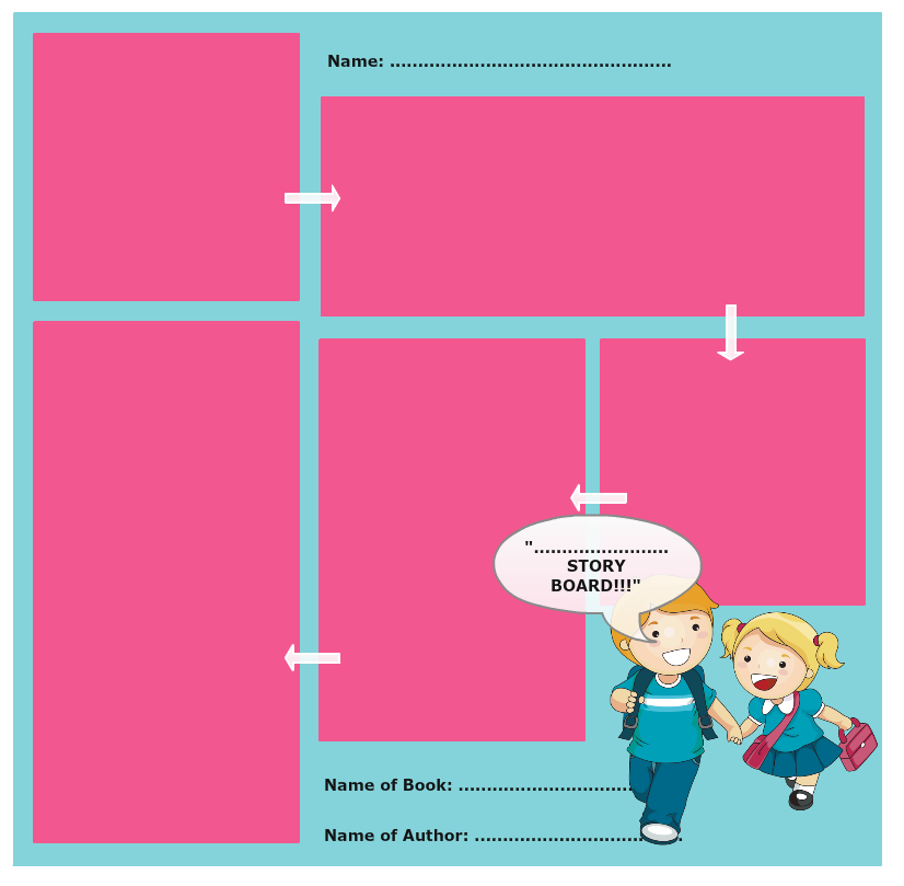 Plantilla de guión gráfico 4